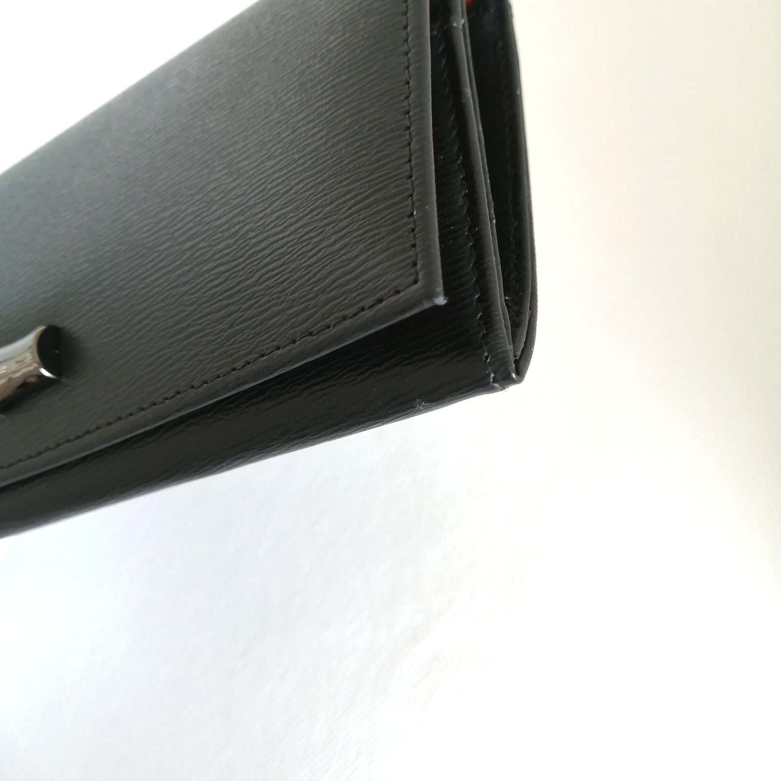 極美品 ロンシャン LONGCHAMP 長財布 レザー ブラック 【928】 - メルカリ