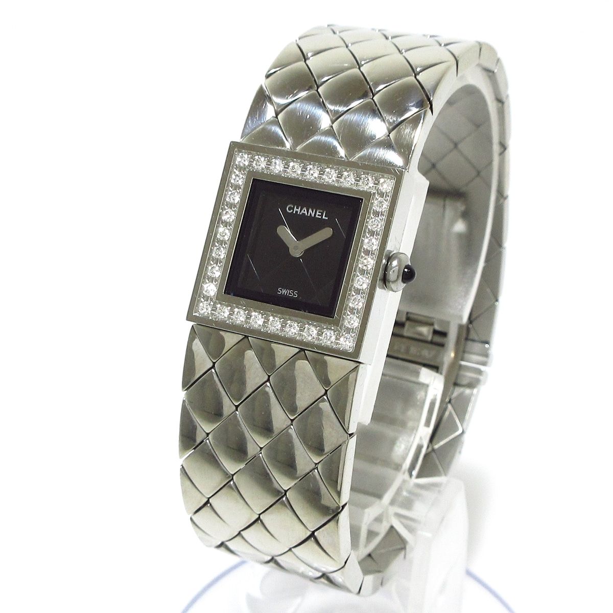 CHANEL(シャネル) 腕時計 マトラッセ H0489 レディース SS/ダイヤ ...