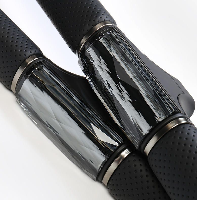 エルファ30系適用中扉ワンタッチ開閉ウィルファAlphard内装取替えハンドルクリスタルです FFCRYSTALESIA_COM