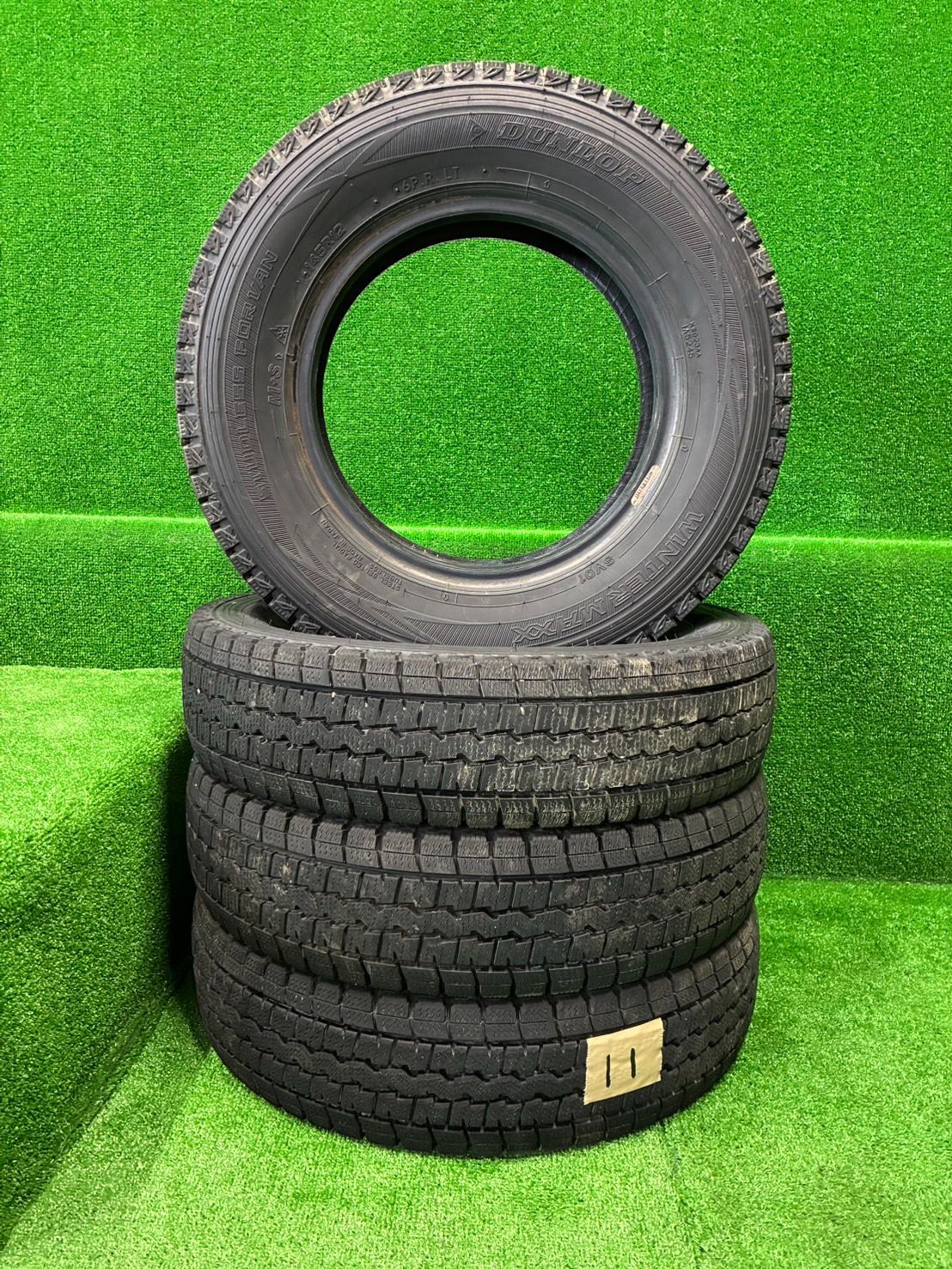 DUNLOP WINTER MAXX SV01 145R12 6PR LT スタッドレスタイヤ 4本セット 20 軽バン 軽トラ用