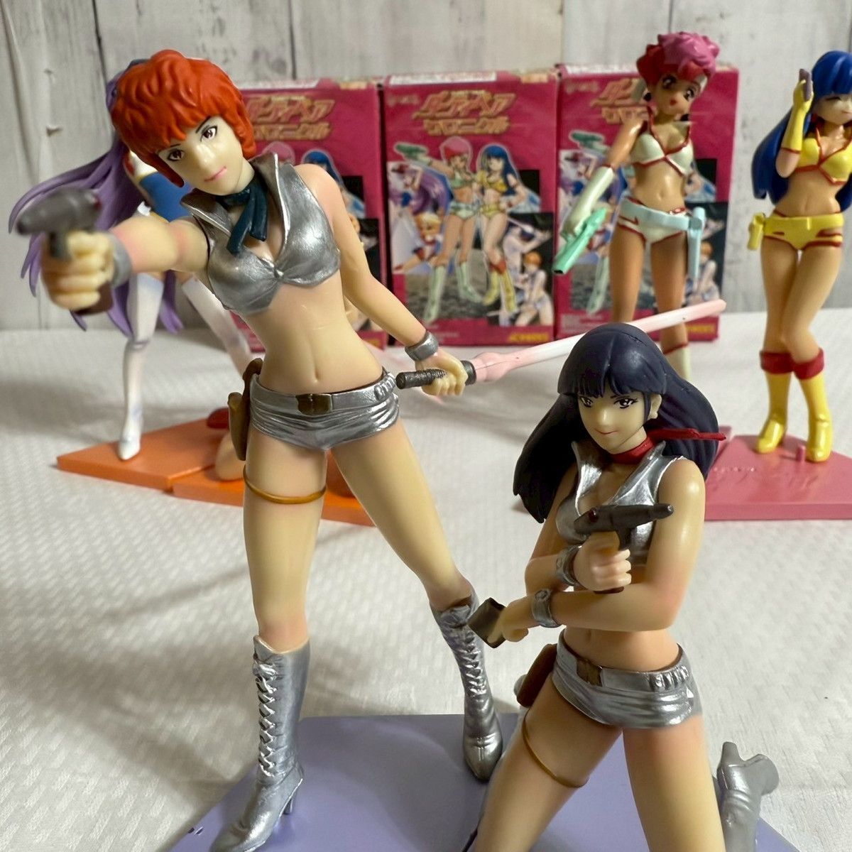 ダーティペアクロニクル　フィギュア　6個セット 値下げ交渉歓迎] ダーティペアクロニクル フィギュアセット 6種