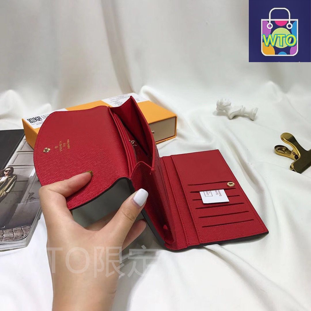 今日 LV 58108 黒 × 赤 三折り財布 全国 一部除く NEXPOTALLINN_EU