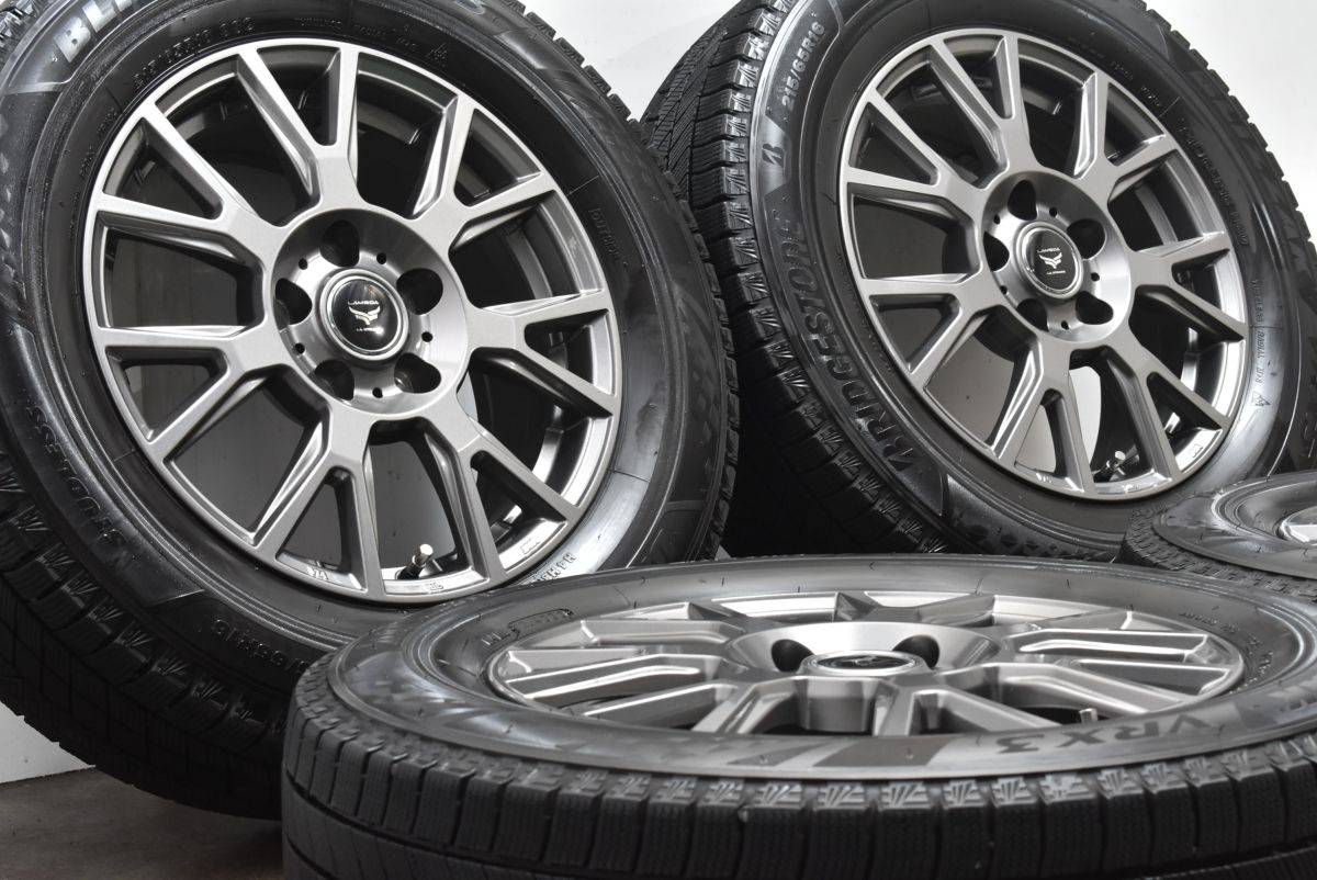 ブリヂストンVRX3 215/65R16 2023年製 バリ溝2本セット① バリ溝