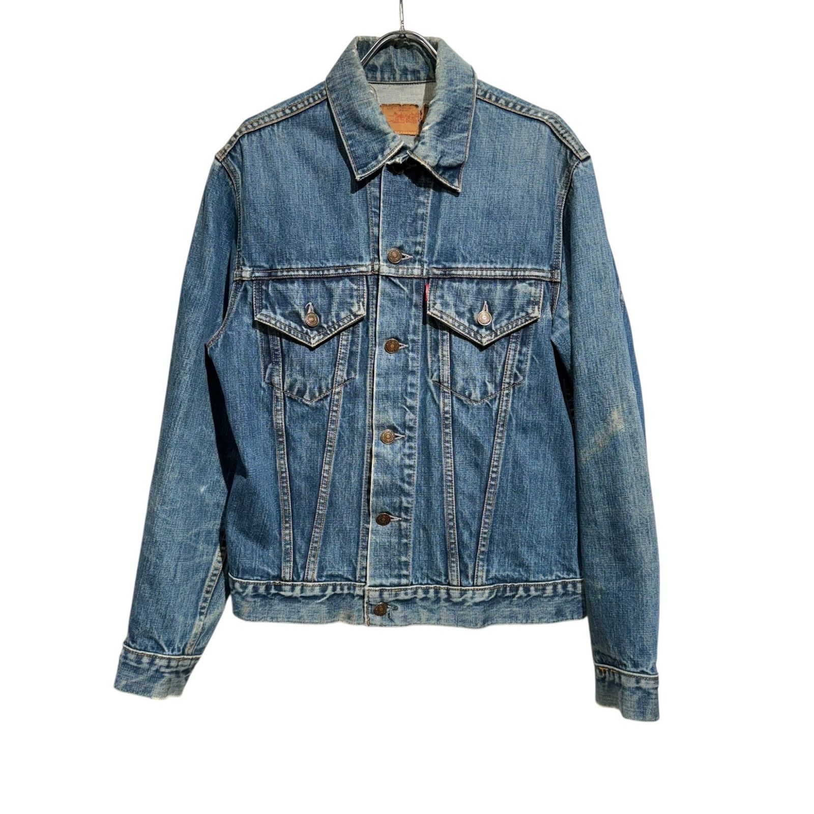 Levi’s リーバイス ⑤ 70505 4th 60s デニムトラッカージャケット ボタン裏350 東工場 bigE 不均等v ユニセックス インディゴ 推定サイズ38程度