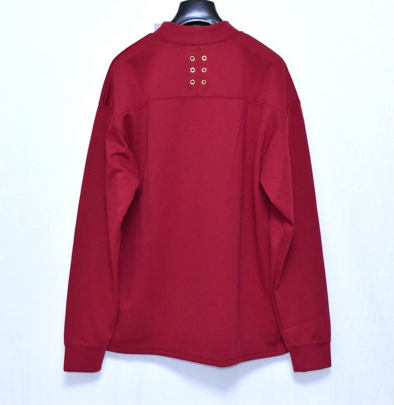 未開封 ラッセルノ ゴルフ EMBROIDERY LOGO LOOSE FIT モックネック LS 4 M 6 XL RS-2240604 レッド Russeluno Golf フィット感