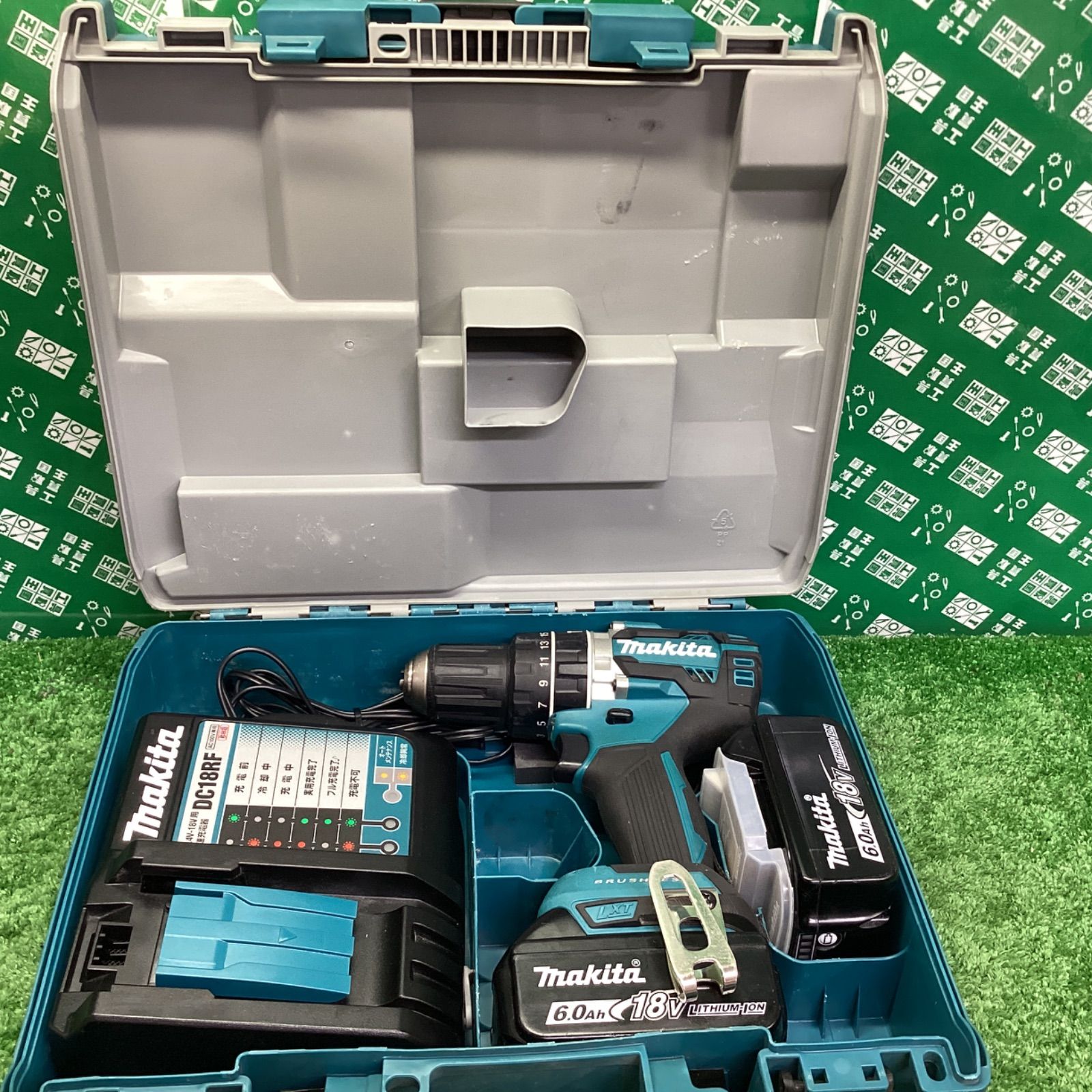 makita(マキタ) 18v充電式震動ドライバドリル 青(フルセット