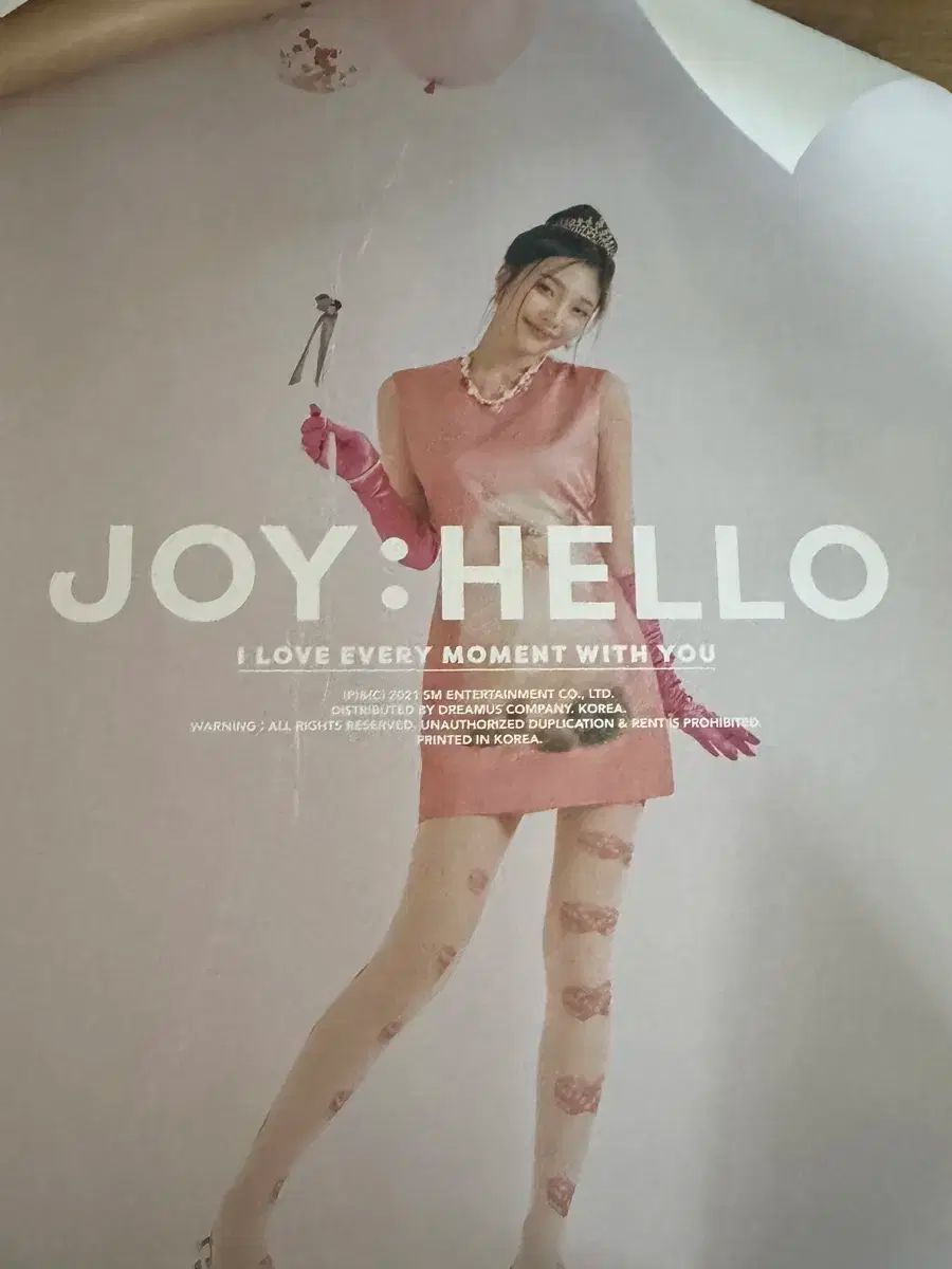 Red Velvet(レッドベルベット・レドベル) ジョイ(JOY) Hello ポスター