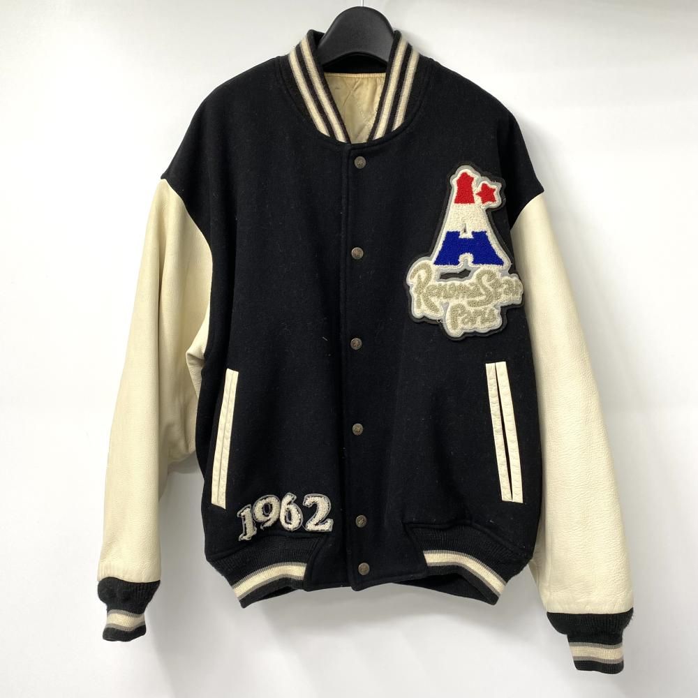 中古】RENOMA STAR PARIS スタジャン サイズ48 ブラック 中古】RENOMA STAR PARIS スタジャン サイズ48 ブラック