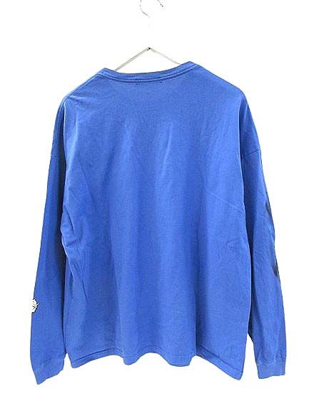 芯交換済み アンダーカバー UNDERCOVER 24AW ロングスリーブカットソー ロンT 長袖 ブルー 1 品質保証で、高速配送！