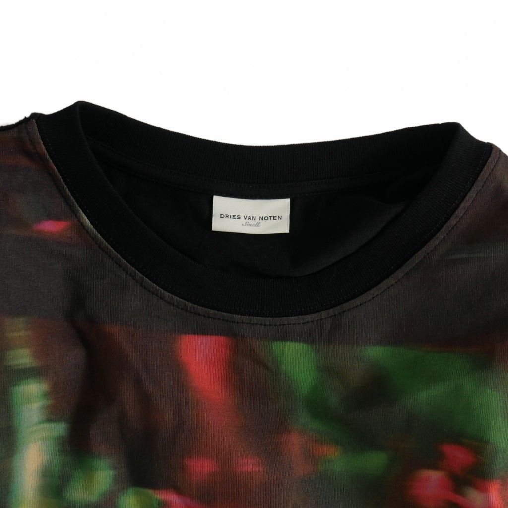 DRIES VAN NOTEN グラフィックプリントクルーネックTシャツ ドリスヴァンノッテン DRIES VAN NOTEN 22SS グラフィック
