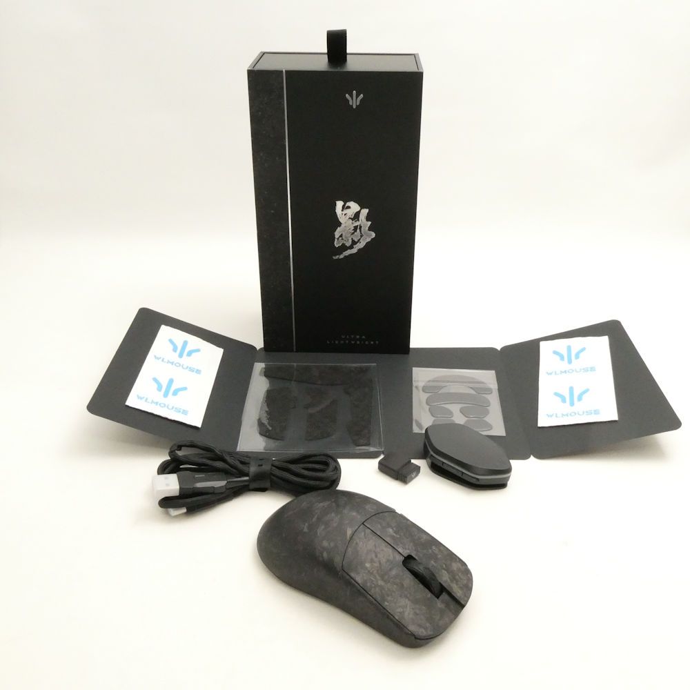 美品 WLMOUSE ワンリンマウス 影 Ying 玄 Black OMRONスイッチ  