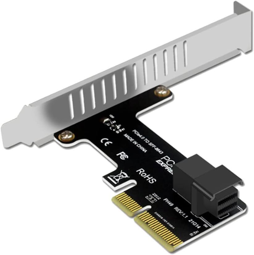 PCI 拡張カード 特注サイズ Pci-e To SFF 8643 4X/8X アダプタ カード PCIe 拡張ライザーカード