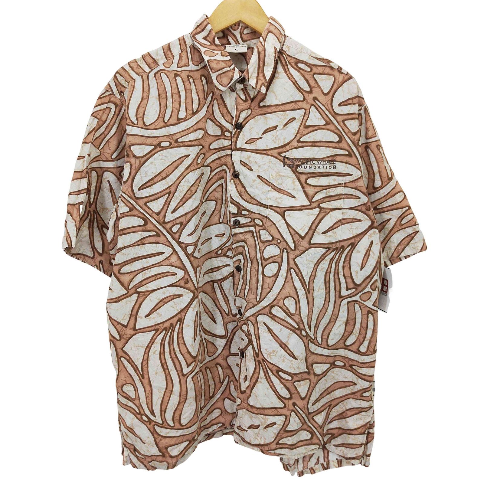 ゴーベアフット GO BareFoot USA製 総柄 アロハシャツ メンズ JPN：XL 