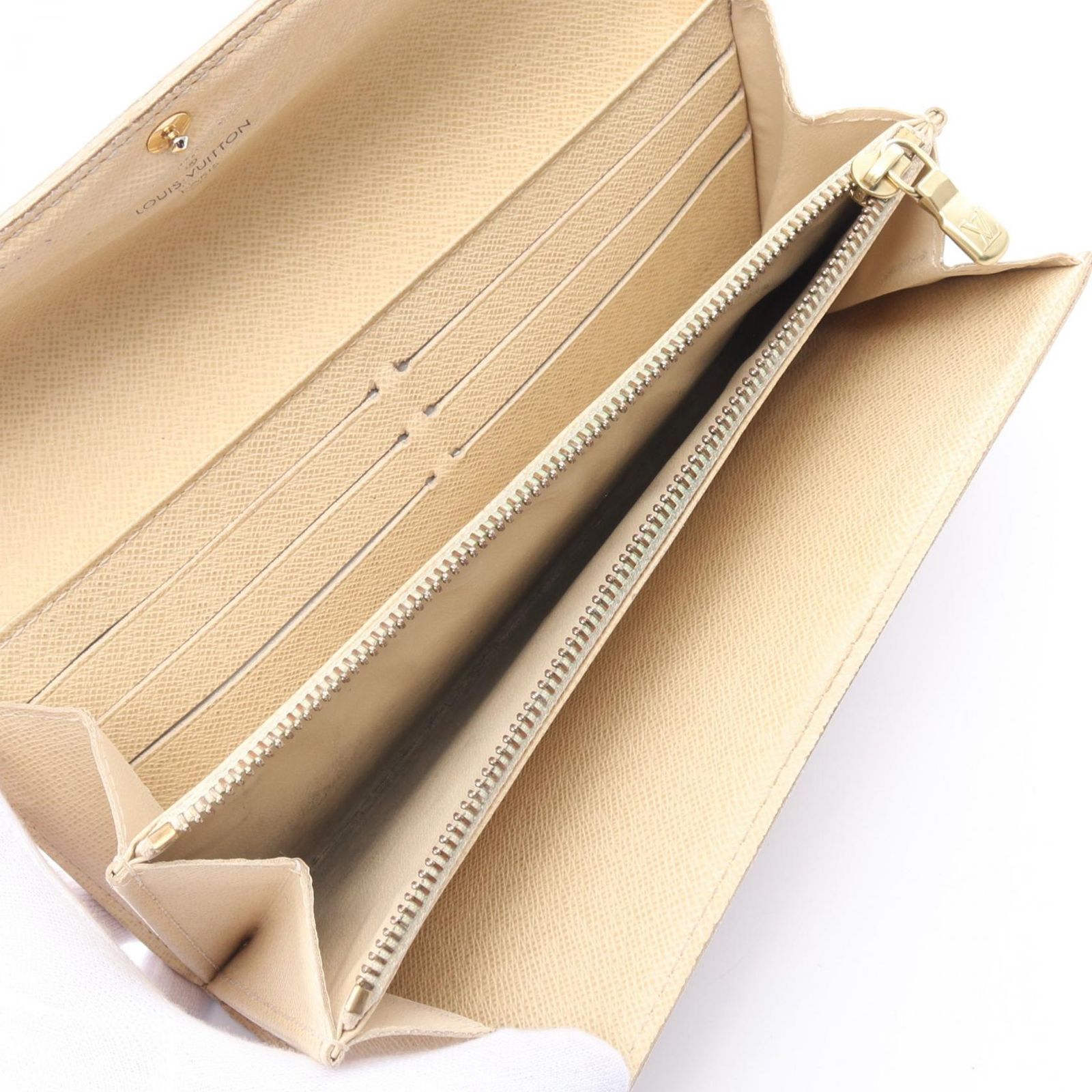 LOUIS VUITTON ルイ・ヴィトン ポルトフォイユ サラ ダミエアズール 二