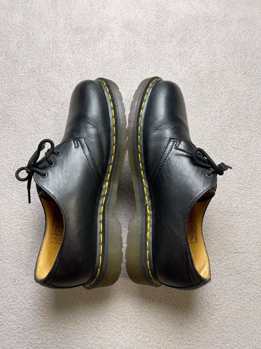 Dr. Martens 1461 WS ブラック ホワイトステッチ 3ホール Dr.Martens