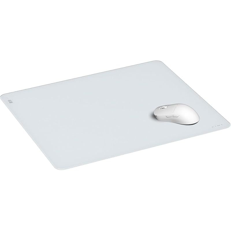  AIM 1 叢雲 ガラス製 ゲーミングマウスパッド コントロールタイプ 420 500 mm ホワイト 周辺機器 Wii