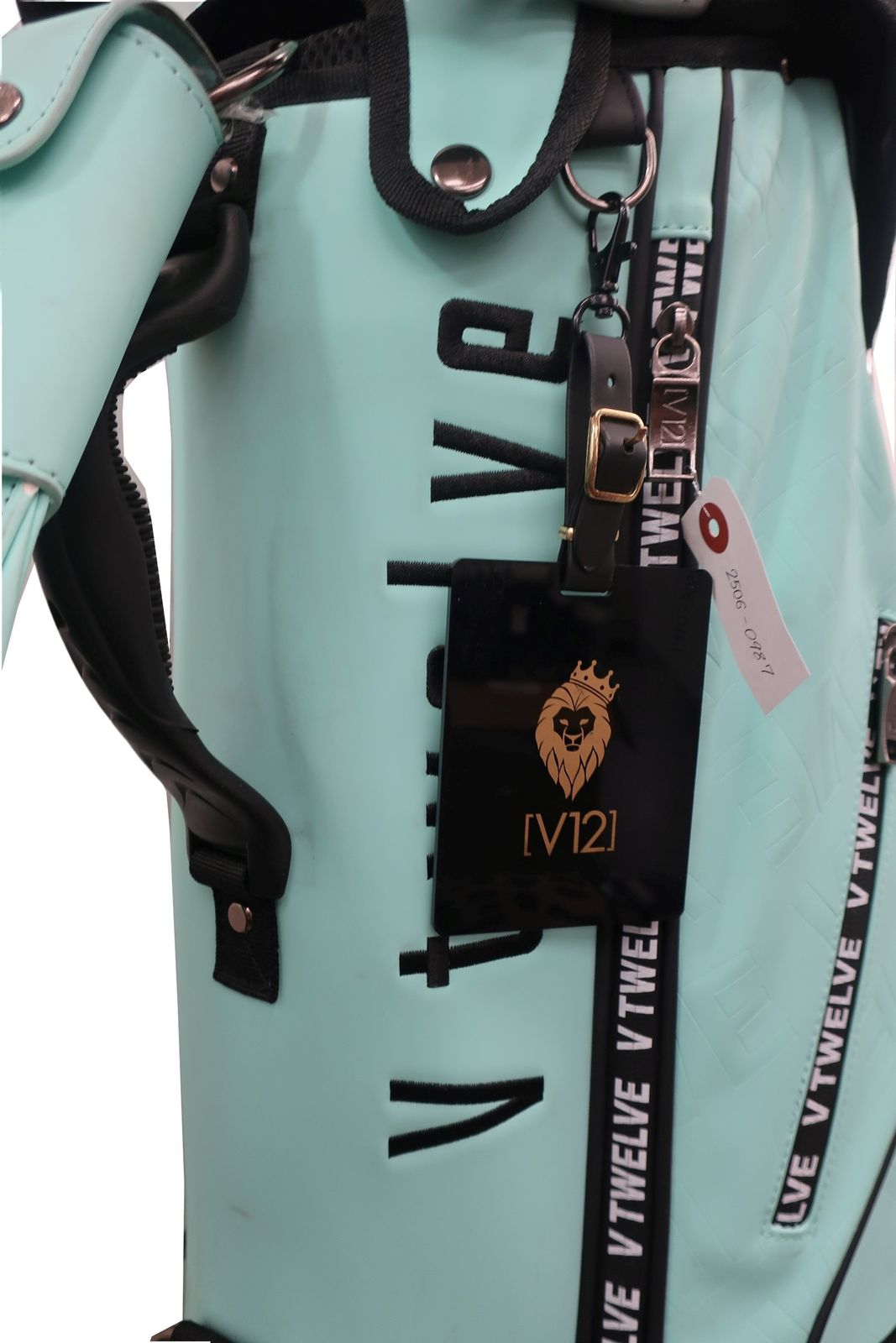 新品 V12 ヴィトゥエルブ ゴルフ キャディバッグ V12 キャディバッグ PUNCHING CB 9インチ スタンド式 ヴィ