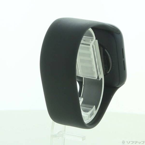 〔未使用品〕 未使用品 Apple Watch SE 第2世代 GPS 44mm ミッドナイトアルミニウムケース ブラックソロループ【196】