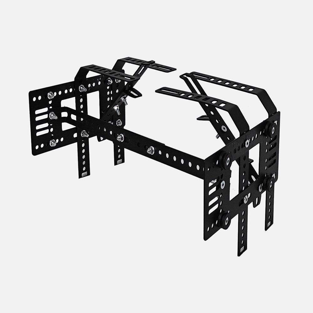 サイドボックス バイク用サイドケース 左右セット 片側16 L サ イドキャリア付き ルミ製 パニア ケース 鍵付き 防水 簡単脱着 黒 バイク用アラーム パニアケース 