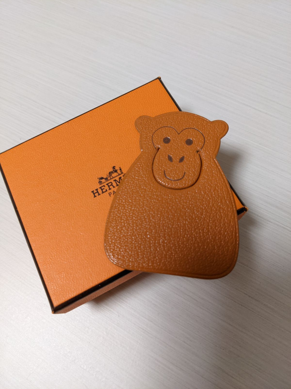 【新品未使用】エルメス　HERMES　ピカブック　猿　ブックマーク　しおり　栞