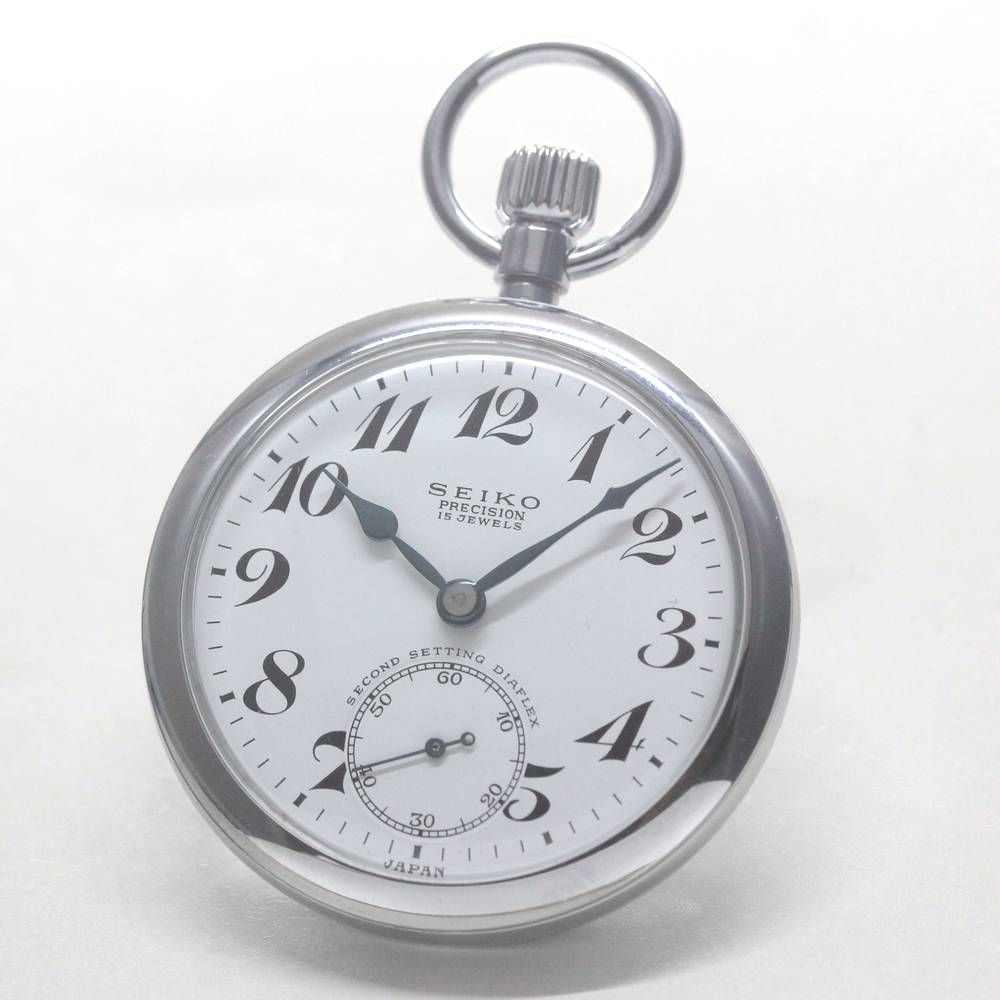 19セイコー プレシジョン 懐中時計 | 19セイコー | 15石 | 裏蓋印字なし | 絶版時計 |19seiko-1303