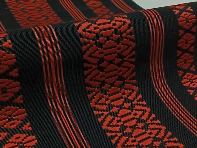 平和屋着物＊夏物 本場筑前博多織 八寸名古屋帯 紗献上 正絹 逸品