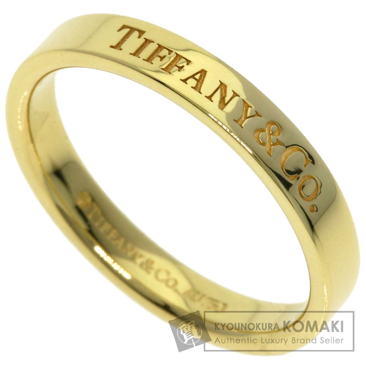 TIFFANY&Co. ティファニー フラットバンド リング・指輪 K18YG  