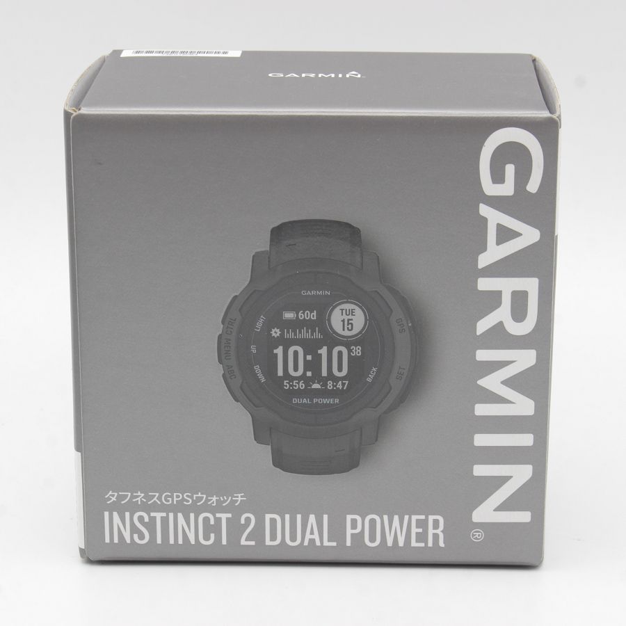 新品】GARMIN Instinct 2 Dual Power Graphite 010-02627-40 スマートウォッチ ガーミン  インスティンクト 本体 - メルカリ