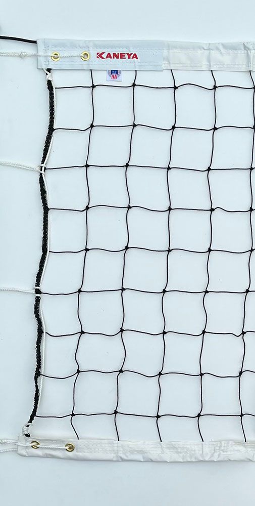 ゼットガッコウタイイク ゼット学校体育 バレーボール バレーボールネット 新規格6人制 上下白帯テープ付 ばれー 部活 クラブ活動 サークル ねっと 学校用品 体育 練習 試合 大会 屋内競技 トレーニング ZN1020 -