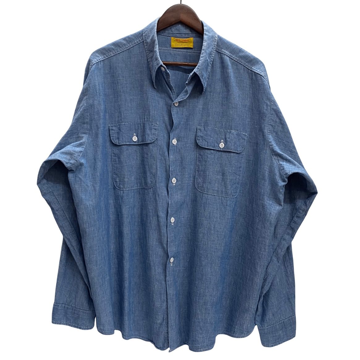 【BIG YANK】 ビッグヤンク フランネルシャツ 70s ヴィンテージ 長袖 ヴィンテージ vintage 70's ビッグヤンク BIG YANK シャンブレー
