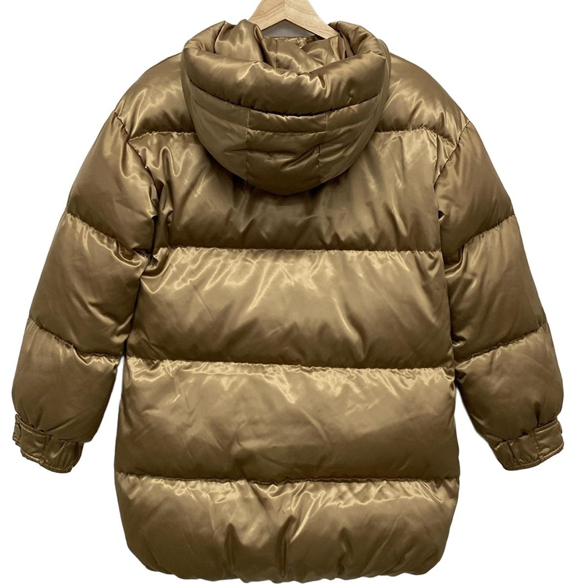 LANVIN en Bleu ランバンオンブルー ダウンコート サイズ36 S レディース - ブラウン 長袖 冬