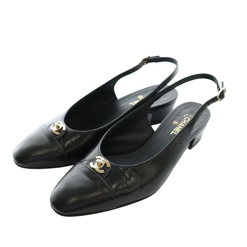 シャネル CHANEL 25SS スリングバック シューズ パンプス