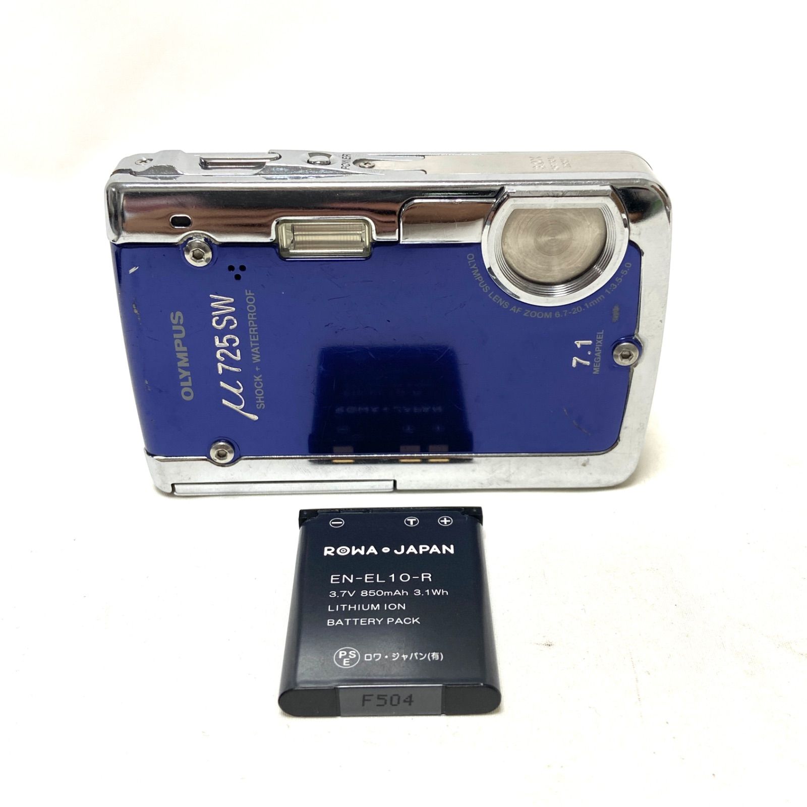 OLYMPUS μ725SW コンパクトデジタルカメラ M109431783 - デジタル