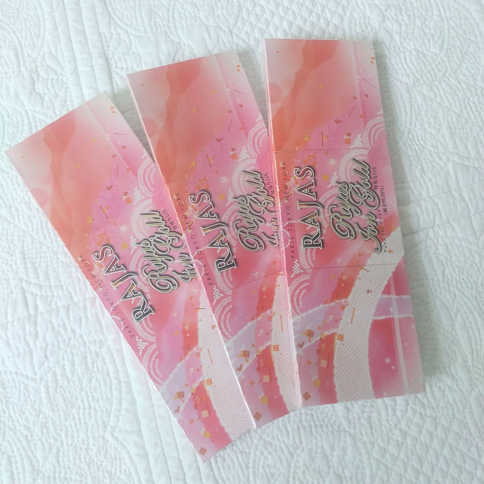 【RAJAS】ラジャスイオンゴールド✕3 RAJAS】ラジャスイオンゴールド✕3