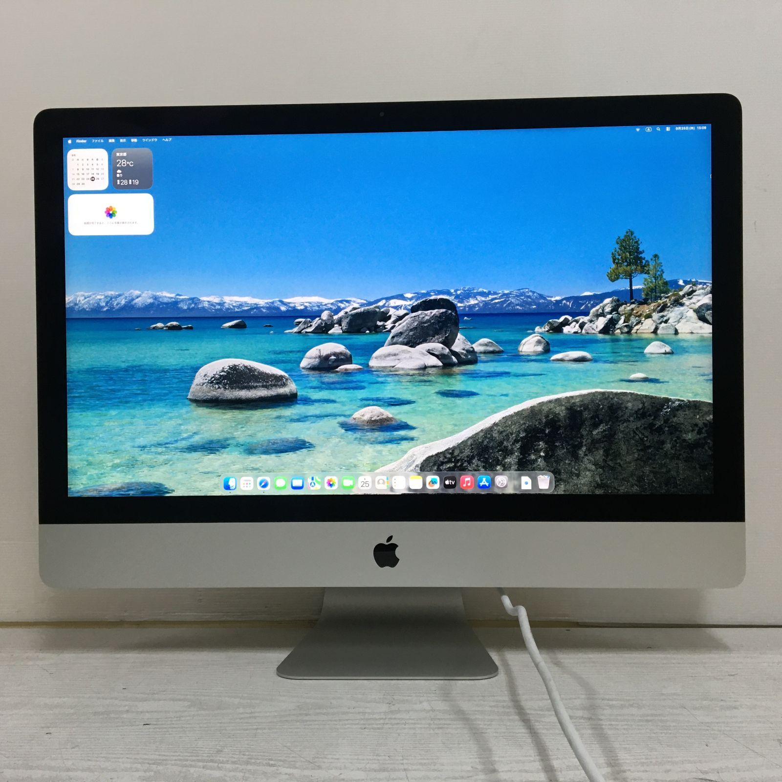 27インチ Apple iMac Retina 5K 27-inch 2020 A2115 Core i5 10600 3.3GHz RAM 16GB SSD 512GB Tahoe 動作品