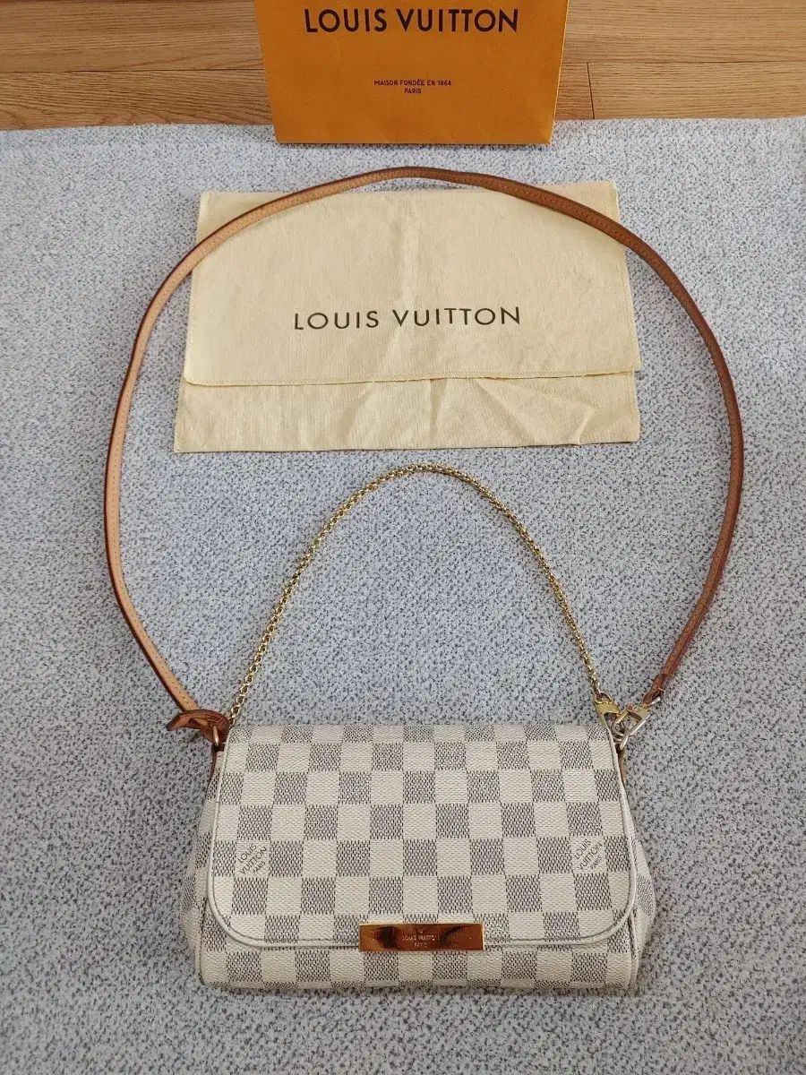 Louis Vuitton ルイヴィトン ダミエ アズール フェイボリット pm クロスバッグ