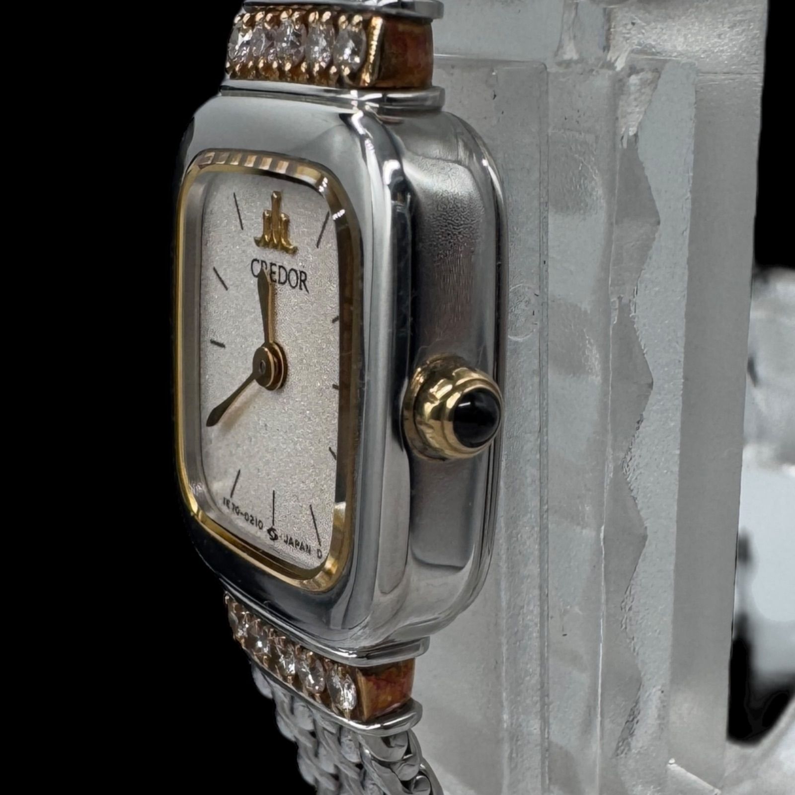 クレドール セイコー SEIKO ダイヤ 18K レディース 腕時計 C818