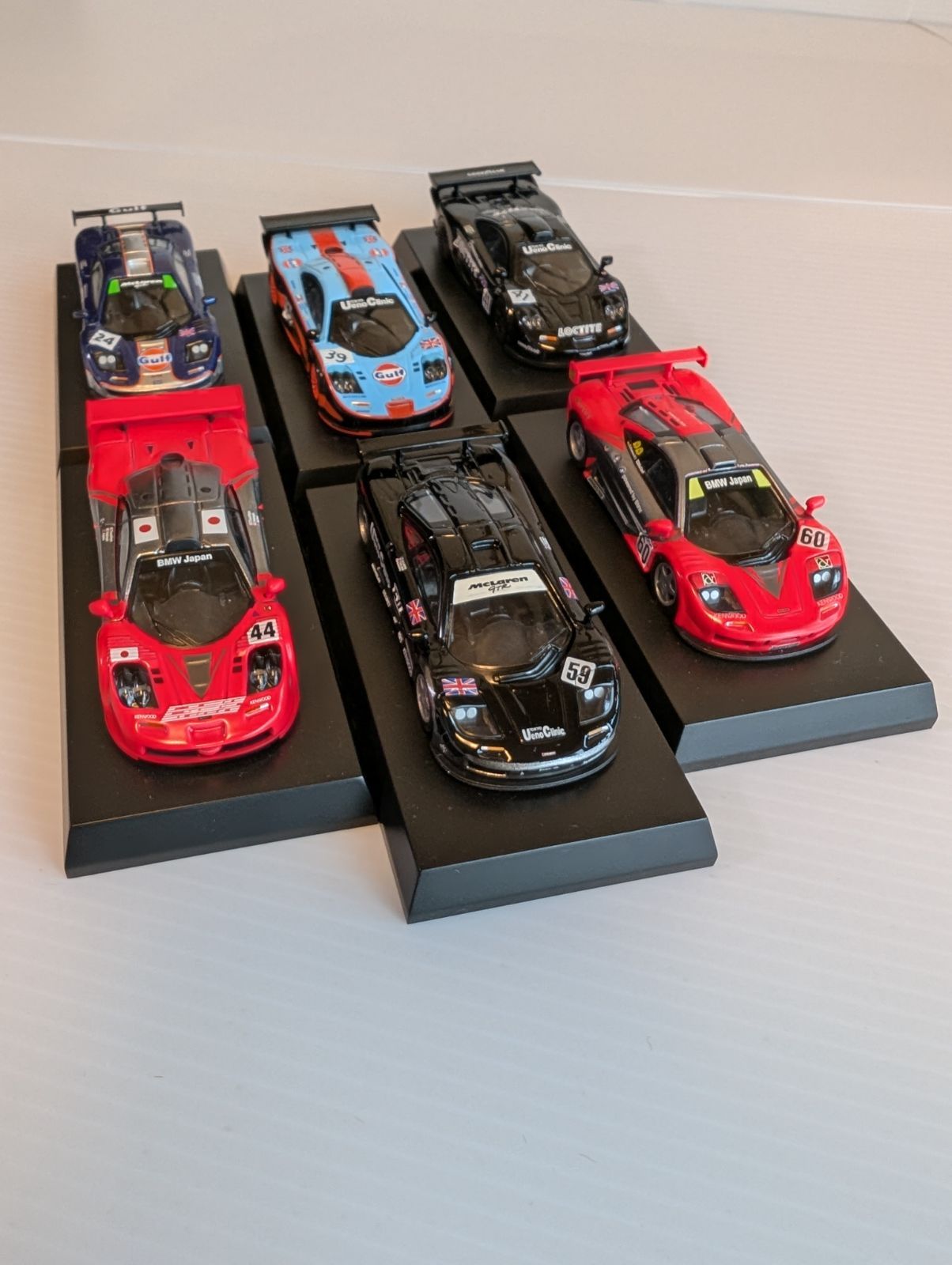 6台セット 1|64 京商サークルKサンクス ミニカーコレクション マクラーレンF1GTR