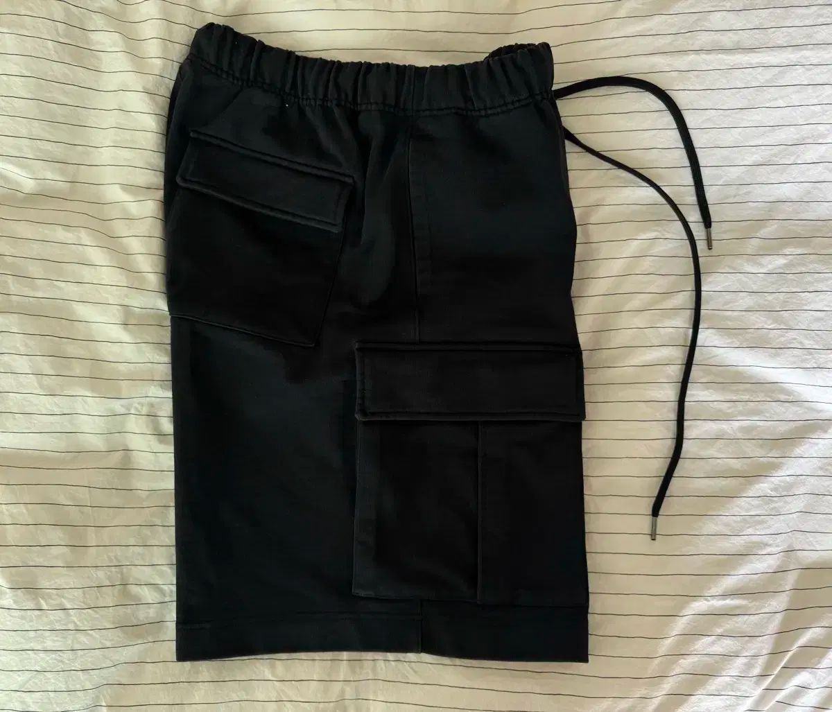 moif ムイフ オーバーミル スウェット ショートパンツ 黒 3 サイズ