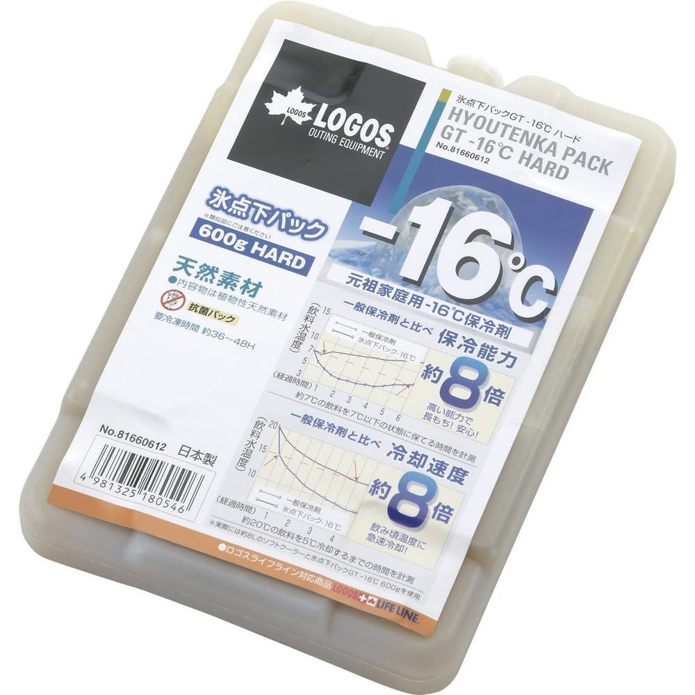 新着商品 氷点下パック GTマイナス16度 保冷剤 ハード ロゴス LOGOS
