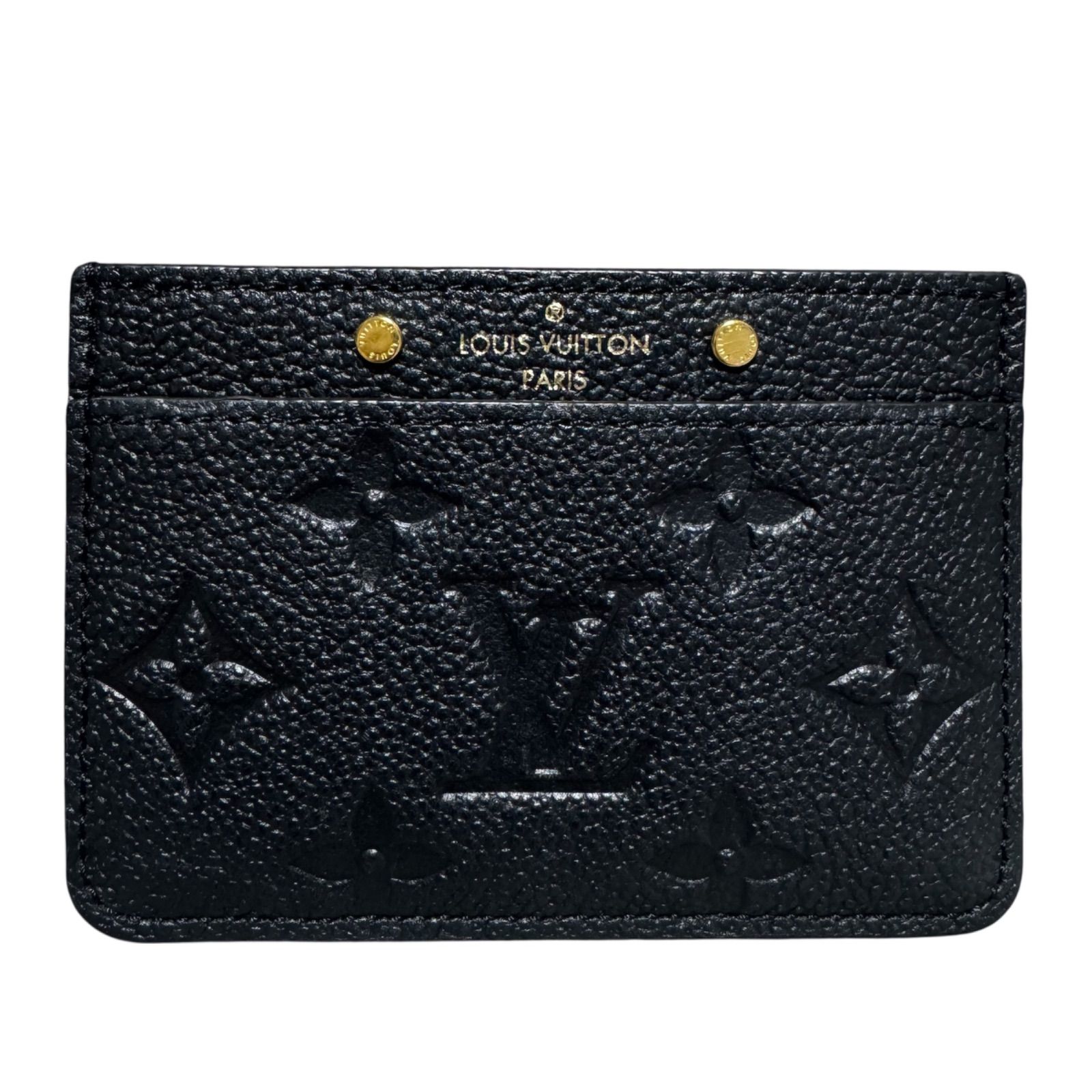 LOUISVUITTON ルイヴィトン ポルトカルト サーンプル M69171 カードケース 名刺入れ アンプラント ブラック レディース メンズ ユニセックス