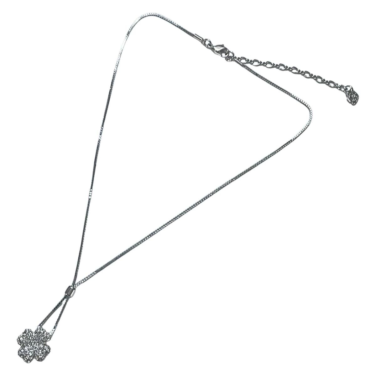 【美品】SWAROVSKYスワロフスキー ネックレス SWAROVSKI(スワロフスキー) ネックレス美品 - 869797 シルバー