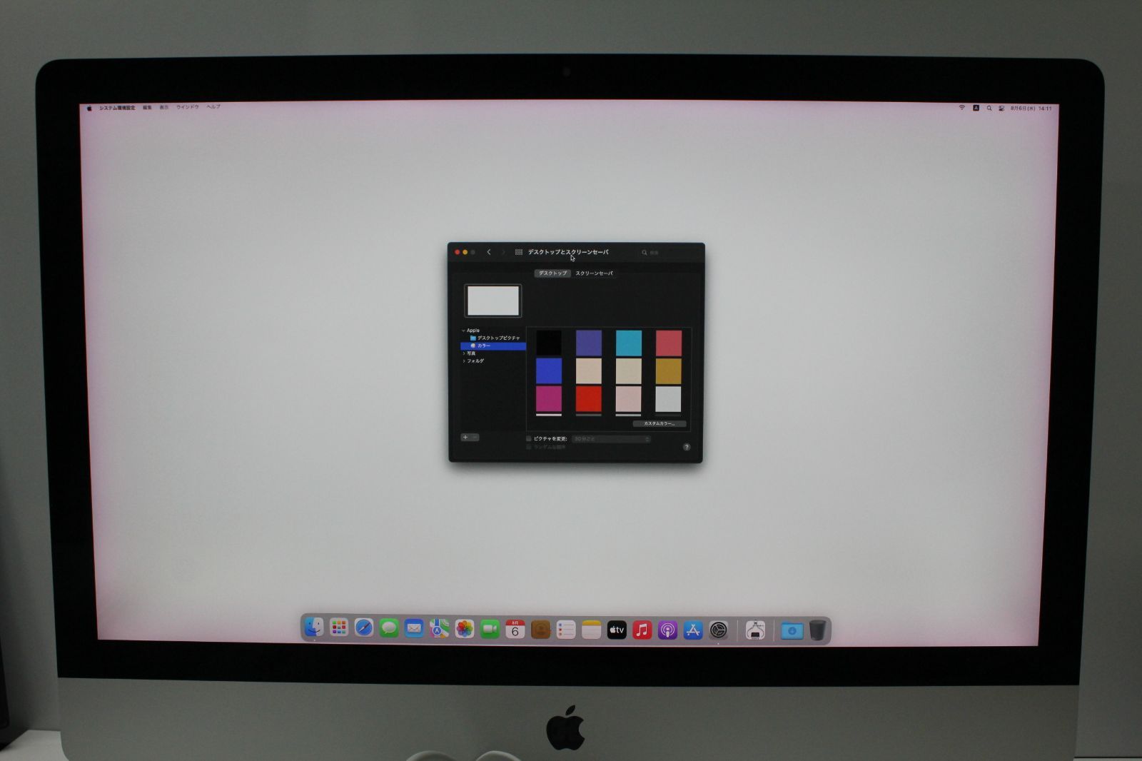 iMac（Retina 5K,27インチ,Late 2015）HDD1TB/8GB〈MK462J/A〉⑥