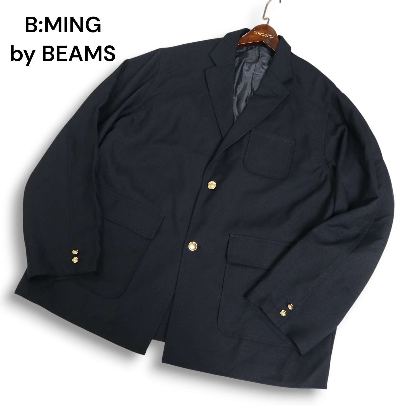 22SS☆ B:MING by BEAMS ビームス 通年 金ボタン☆ ダントツ撥水 