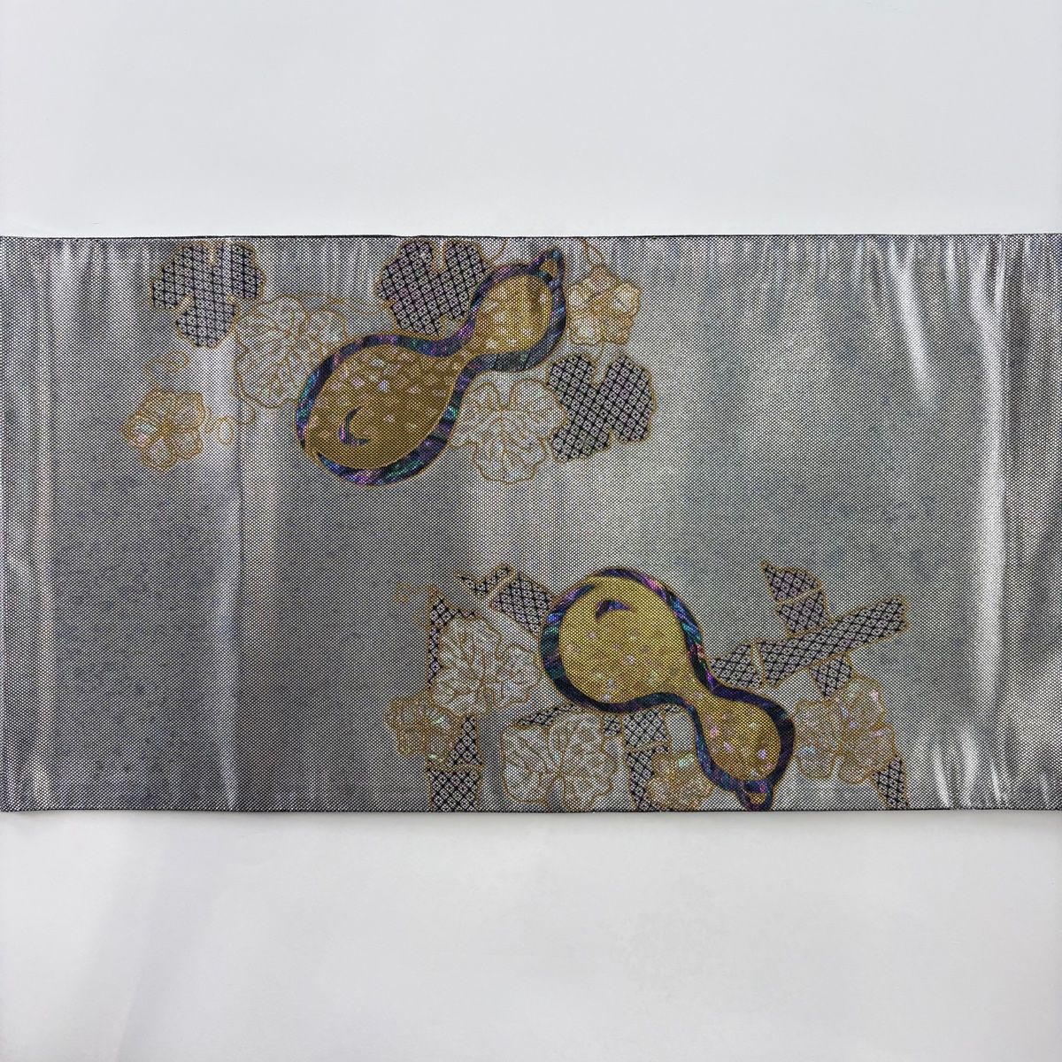 正絹 袋帯 太鼓柄 山口弘躬 正倉院天平華文 豪華絢爛 極上 逸品
