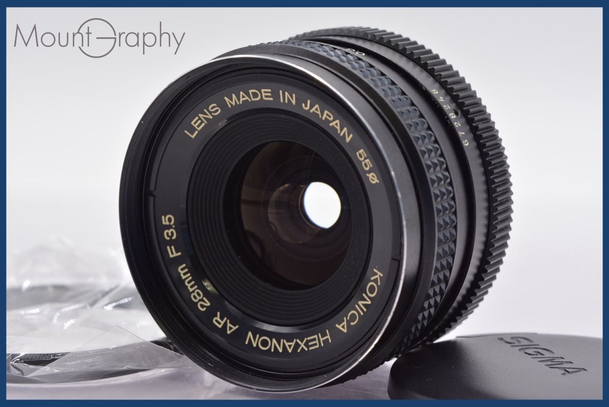 ☆極上美品☆ コニカ Konica HEXANON AR 28mm F3.5 前キャップ