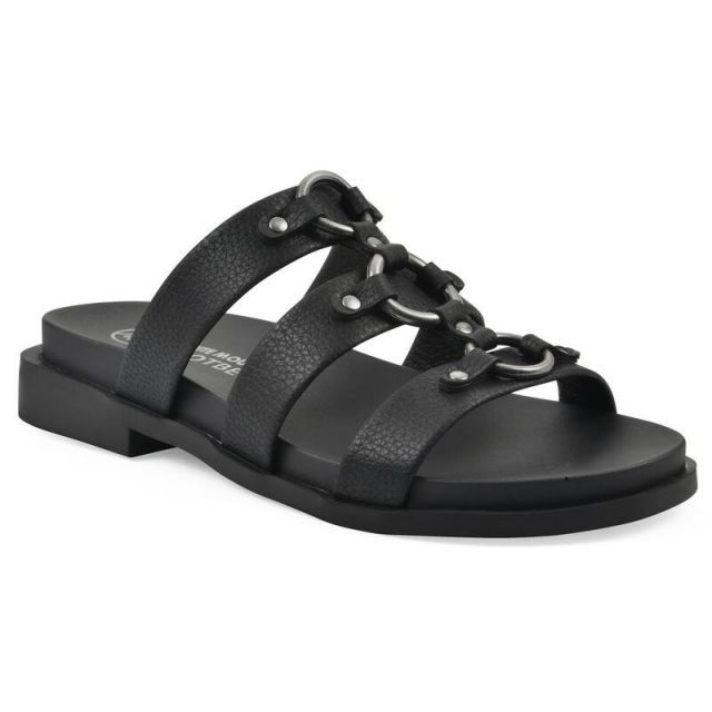 【送料無料】 ホワイトマウンテン レディース サンダル シューズ Cliffs by White Mountain Koala Women's Slip-On Sandals Black Smooth