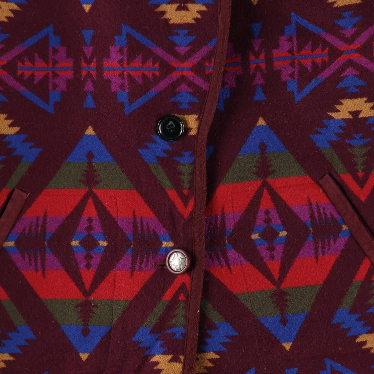 古着 80~90年代 ペンドルトン PENDLETON 総柄 ネイティブ柄 ウール 