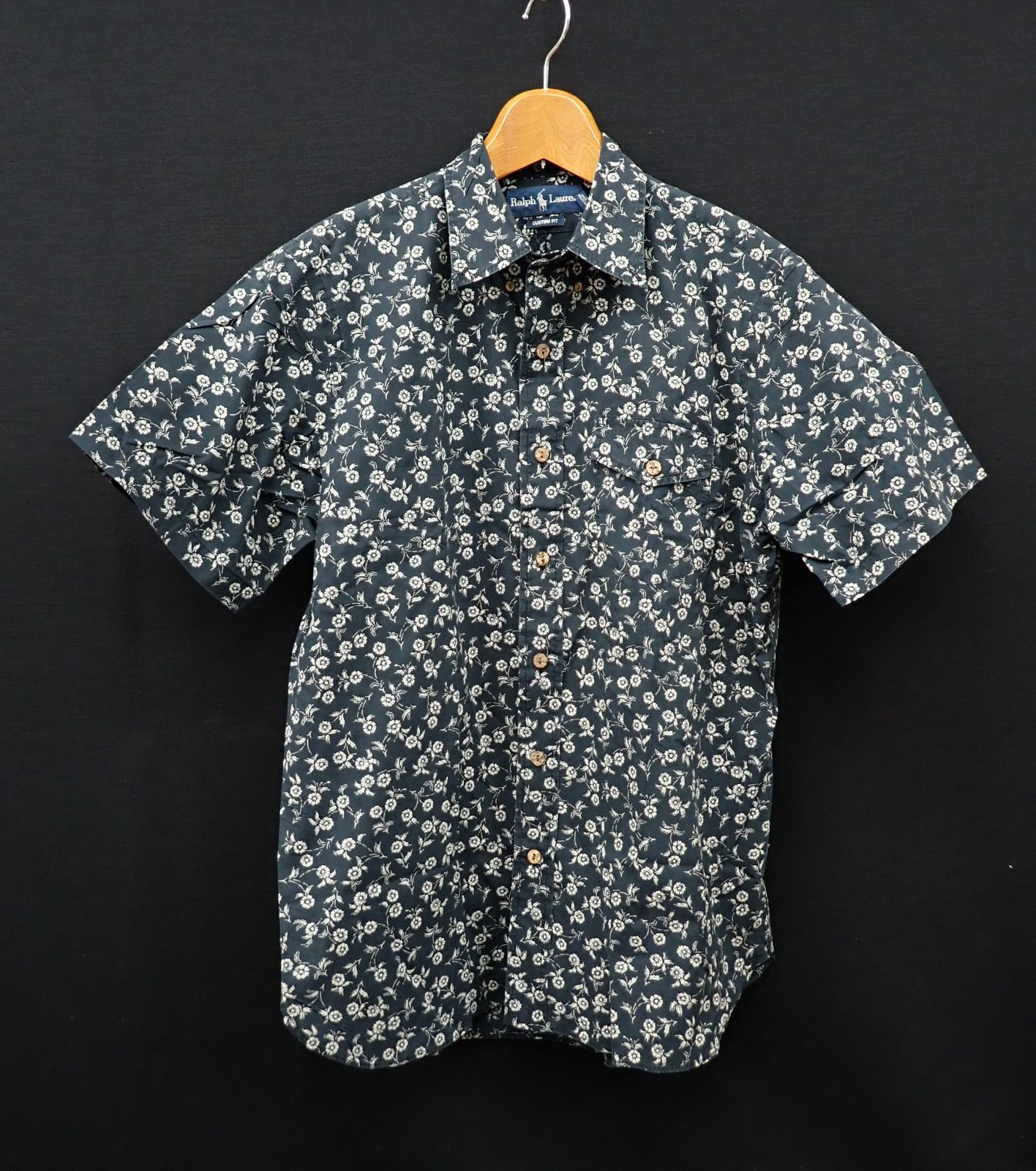 【花柄・美品】ポロバイラルフローレン　半袖シャツ　小花　Lサイズ　POLO 花柄・美品】ポロバイラルフローレン 半袖シャツ 小花 Lサイズ