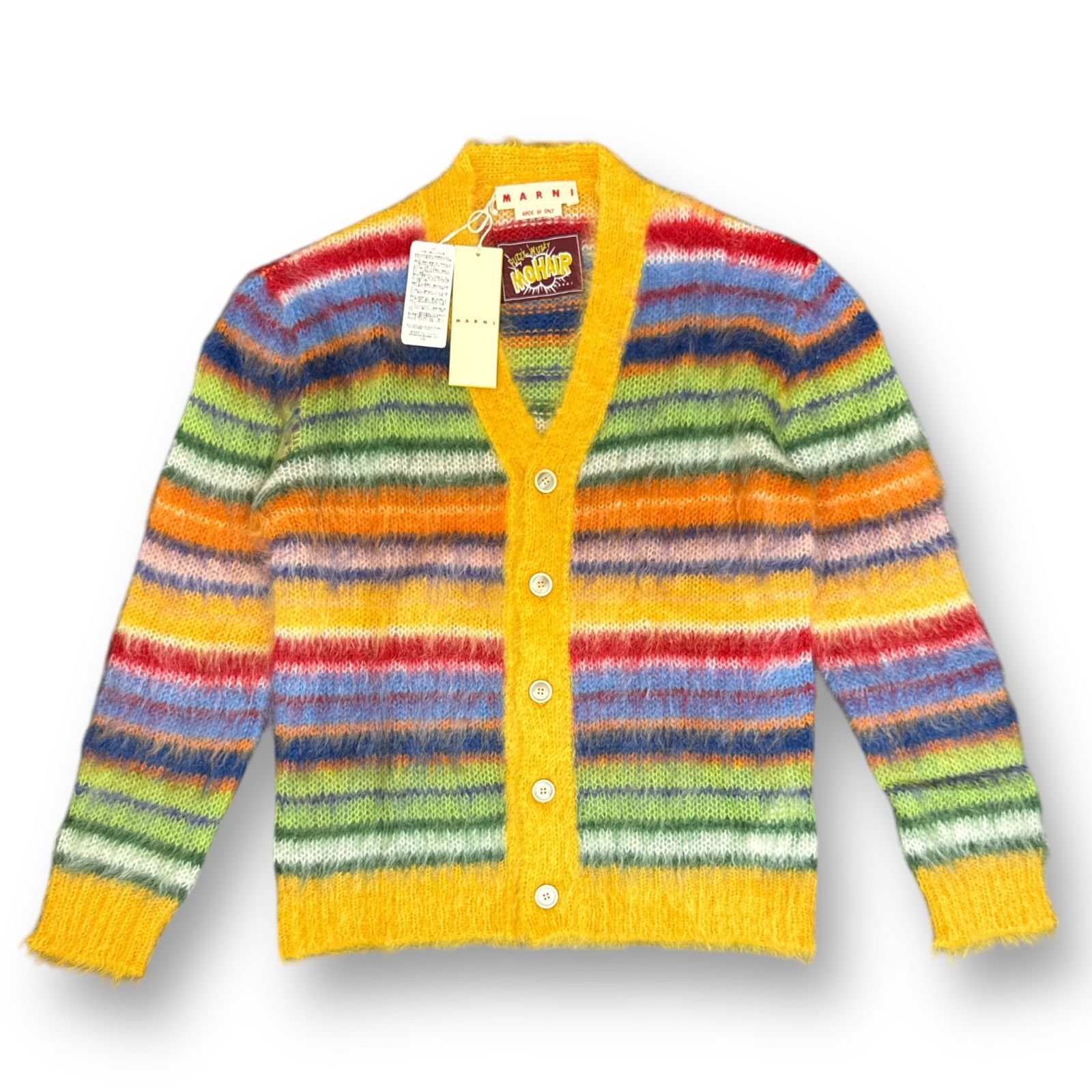 MARNI MULTI MOHAIR CARDIGAN 46 【公式通販】